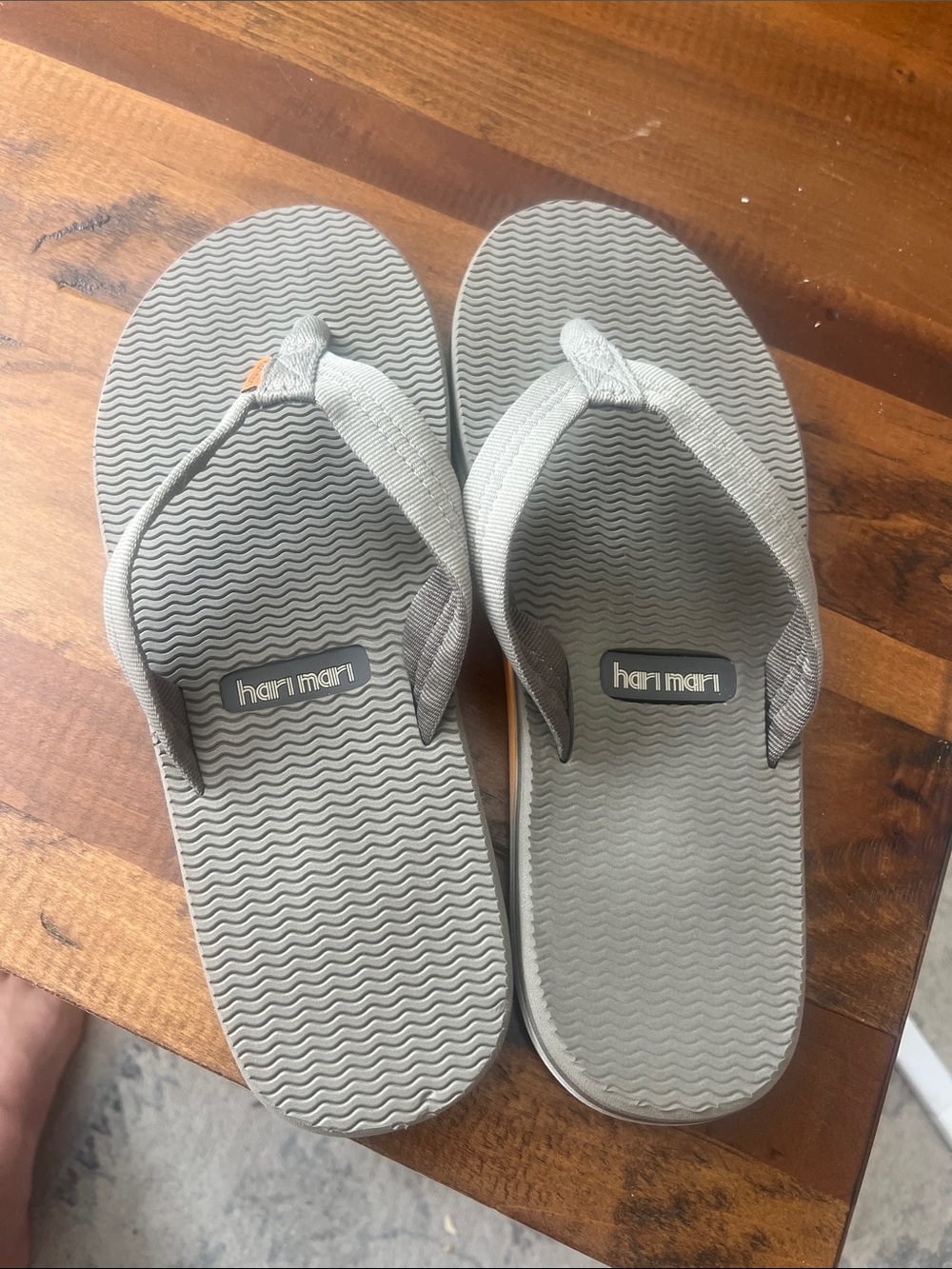 Hari Mari Grey Flip Flop Sandals